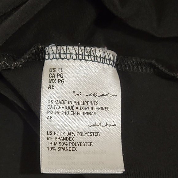 Alfani Asymmetrical Hem Women Plus Size PL Black Black Velvet Petite Large - Picture 10 of 10